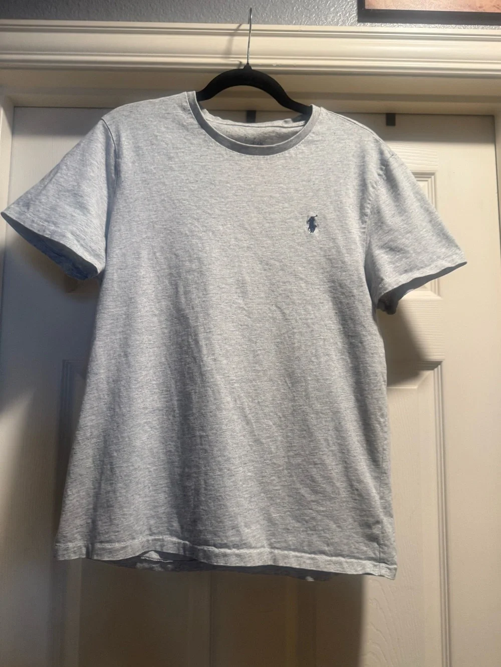 Polo by Ralph Lauren Heathered Gray T-Shirt Size Large